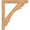 Ekena Millwork Olympic Craftsman Smooth Bracket w/ Offset Brace, Western Red Cedar, 5 1/2"W x 32"D x 36"H BKT0604X32X36OLY04SWR - alternate 3